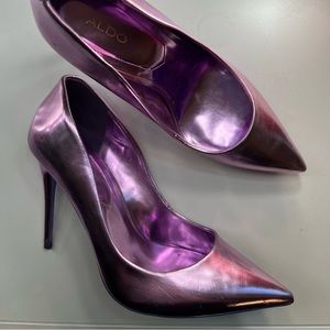 Metallic Pink/Purple Heels